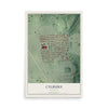 Map of Cylburn, Maryland, 12 x 18 inch unframed archival matte print