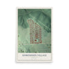 Map of Edmondson Village, Maryland, 12 x 18 inch unframed archival matte print
