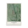 Map of Evergreen, Maryland, 12 x 18 inch unframed archival matte print