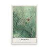 Map of Fairmount, Maryland, 12 x 18 inch unframed archival matte print