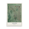 Map of Guilford, Maryland, 12 x 18 inch unframed archival matte print