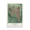 Map of Hampden, Maryland, 12 x 18 inch unframed archival matte print