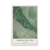 Map of Herring Run Park, Maryland, 12 x 18 inch unframed archival matte print