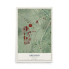 Map of Kresson, Maryland, 12 x 18 inch unframed archival matte print
