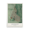 Map of Loch Raven, Maryland, 12 x 18 inch unframed archival matte print