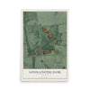Map of Loyola-Notre Dame, Maryland, 12 x 18 inch unframed archival matte print
