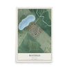 Map of Mayfield, Maryland, 12 x 18 inch unframed archival matte print