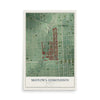 Map of Midtown-Edmondson, Maryland, 12 x 18 inch unframed archival matte print