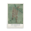 Map of New Northwood, Maryland, 12 x 18 inch unframed archival matte print