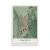 Map of Park Circle, Maryland, 12 x 18 inch unframed archival matte print
