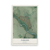 Map of Parkside, Maryland, 12 x 18 inch unframed archival matte print