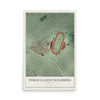 Map of Pimlico Good Neighbors, Maryland, 12 x 18 inch unframed archival matte print