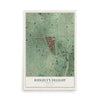 Map of Ridgely's Delight, Maryland, 12 x 18 inch unframed archival matte print