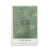Map of Union Square, Maryland, 12 x 18 inch unframed archival matte print