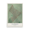 Map of Waltherson, Maryland, 12 x 18 inch unframed archival matte print
