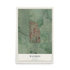 Map of Waverly, Maryland, 12 x 18 inch unframed archival matte print