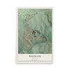 Map of Westgate, Maryland, 12 x 18 inch unframed archival matte print