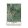 Map of Yale Heights, Maryland, 12 x 18 inch unframed archival matte print