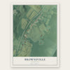 Brownsville, Maryland map print, the full design