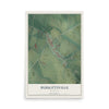 Map of Burkittsville, Maryland, 12 x 18 inch unframed archival matte print
