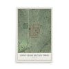 Map of Chevy Chase Section Three, Maryland, 12 x 18 inch unframed archival matte print
