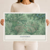 Map of Cloverly, Maryland, 12 x 18 inch unframed archival matte print