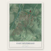 East Riverdale, Maryland map print, the full design