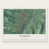 Ellerslie, Maryland map print, the full design