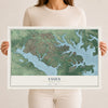 Map of Essex, Maryland, 12 x 18 inch unframed archival matte print