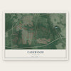 Fairwood, Maryland map print, the full design