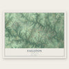 Fallston, Maryland map print, the full design