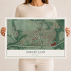 Map of Forest Glen, Maryland, 12 x 18 inch unframed archival matte print