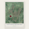 Fountainhead-Orchard Hills, Maryland map print, the full design