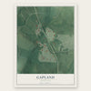Gapland, Maryland map print, the full design