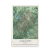 Map of Germantown, Maryland, 12 x 18 inch unframed archival matte print