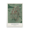 Map of Kensington, Maryland, 12 x 18 inch unframed archival matte print