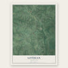 Lothian, Maryland map print, the full design