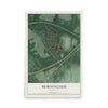 Map of Morningside, Maryland, 12 x 18 inch unframed archival matte print