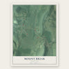 Mount Briar, Maryland map print, the full design