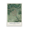 Map of North Chevy Chase, Maryland, 12 x 18 inch unframed archival matte print