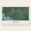 Park Hall, Maryland map print, the full design
