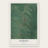 Pomfret, Maryland map print, the full design