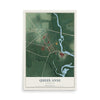 Map of Queen Anne, Maryland, 12 x 18 inch unframed archival matte print