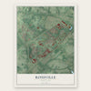 Rossville, Maryland map print, the full design