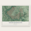 South Kensington, Maryland map print, the full design