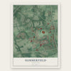 Summerfield, Maryland map print, the full design