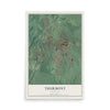 Map of Thurmont, Maryland, 12 x 18 inch unframed archival matte print