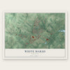 White Marsh, Maryland map print, the full design