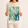 Map of Blue Hill, Maine, 12 x 18 inch unframed archival matte print