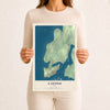 Map of Castine, Maine, 12 x 18 inch unframed archival matte print